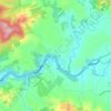 Waikino topographic map, elevation, terrain
