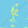 North Maluku topographic map, elevation, terrain