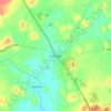 Crossgar topographic map, elevation, terrain