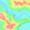 Oroya topographic map, elevation, terrain