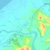 Tanza topographic map, elevation, terrain