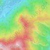 Cima delle Piastre topographic map, elevation, terrain