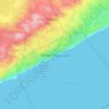 Mogadishu topographic map, elevation, terrain