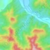 堰塘湾 topographic map, elevation, terrain