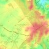 Cranbourne topographic map, elevation, terrain