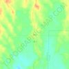 Alpine topographic map, elevation, terrain