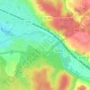 Marnaval topographic map, elevation, terrain