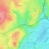 The Arches topographic map, elevation, terrain