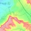 Arlescote topographic map, elevation, terrain