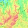 Croydon Hills topographic map, elevation, terrain