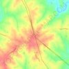 Gladys topographic map, elevation, terrain