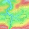 Priesmont topographic map, elevation, terrain