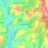 Higher Ashton topographic map, elevation, terrain