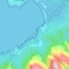 Honeymoon Bay topographic map, elevation, terrain