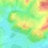 Haut de France topographic map, elevation, terrain