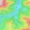 Hougarou topographic map, elevation, terrain