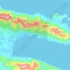 Alotau topographic map, elevation, terrain