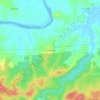 Kalateenee topographic map, elevation, terrain