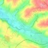Séchelles topographic map, elevation, terrain