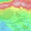 Trabenig topographic map, elevation, terrain