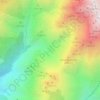 Charco Zarco topographic map, elevation, terrain