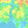 Kerbrest topographic map, elevation, terrain