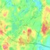 Wrentham topographic map, elevation, terrain