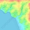 Keréon topographic map, elevation, terrain