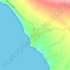 La Tortuga topographic map, elevation, terrain