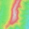 Mount Stanley topographic map, elevation, terrain