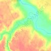 Акуловская topographic map, elevation, terrain