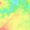 Le Domino topographic map, elevation, terrain