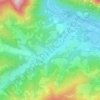 Edlach an der Rax topographic map, elevation, terrain
