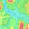 Le Clos Diot topographic map, elevation, terrain