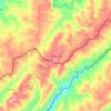 Infiernillo topographic map, elevation, terrain