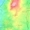 Harriseahead topographic map, elevation, terrain