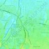 Medansatria topographic map, elevation, terrain