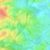 Neuse Crossroads topographic map, elevation, terrain