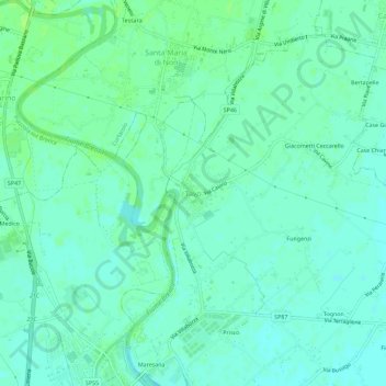 Tavo topographic map, elevation, terrain