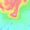Dowdell Knob topographic map, elevation, terrain