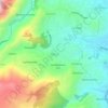 Baños topographic map, elevation, terrain