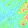 Kaechon topographic map, elevation, terrain