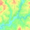 Ledbetter topographic map, elevation, terrain