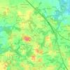 Le Rhun topographic map, elevation, terrain