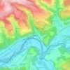 Waldshut topographic map, elevation, terrain