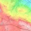 Saith Ffynnon topographic map, elevation, terrain