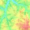 Pippen Springs Estates topographic map, elevation, terrain