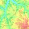 Pippen Springs Estates topographic map, elevation, terrain