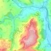 Stanton-in-Peak topographic map, elevation, terrain