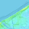 Lombardsijdestrand topographic map, elevation, terrain